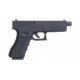 Модель пистолета Glock 17 GBB CO2, удлин. ствол с резьбой под глушитель, металл (KP-17-TBC.CO2-BK) (KJW)